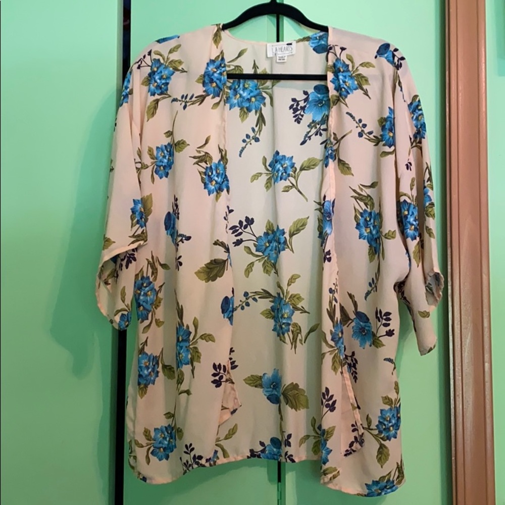 LA hearts Floral Kimono One Size